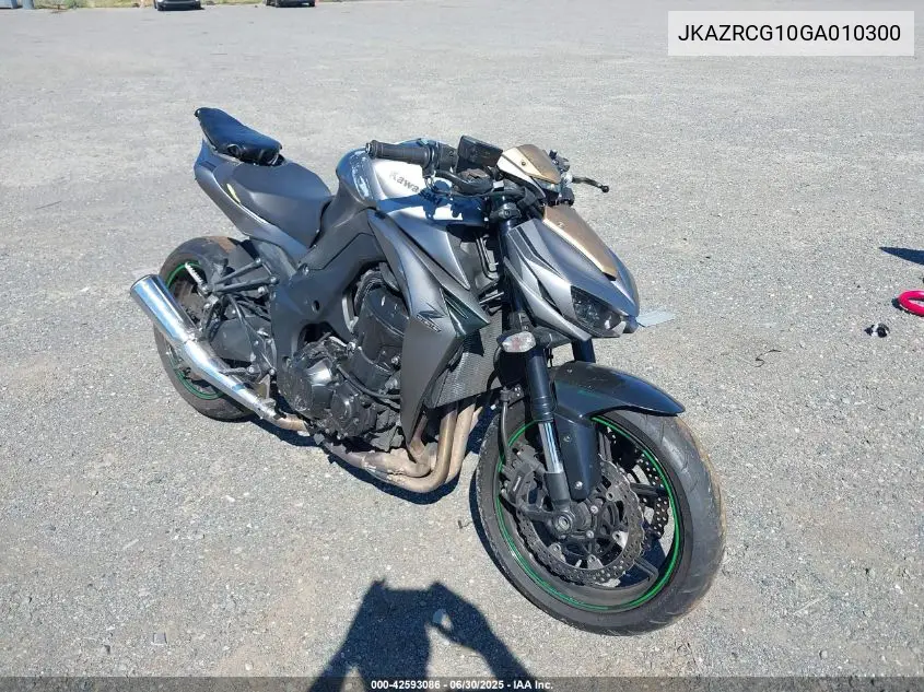 2016 Kawasaki Zr1000 G VIN: JKAZRCG10GA010300 Lot: 42593086