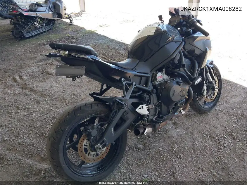 2021 Kawasaki Zr1000 K VIN: JKAZRCK1XMA008282 Lot: 42624297