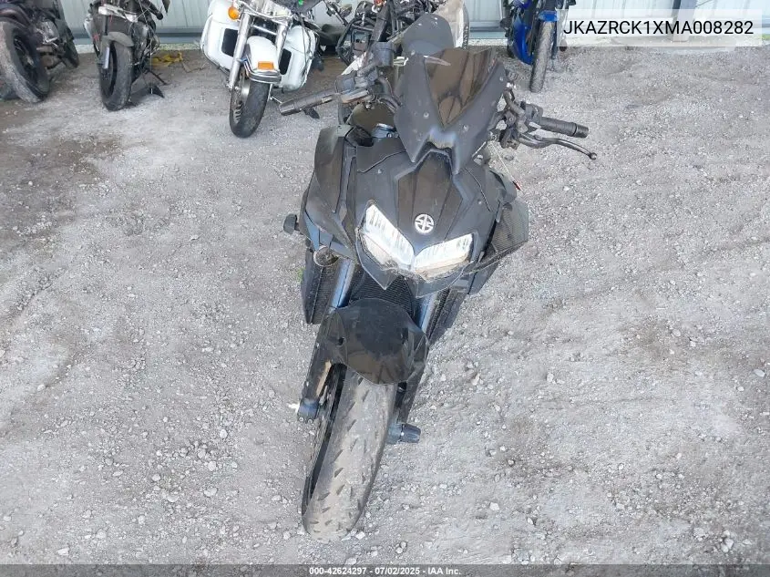 2021 Kawasaki Zr1000 K VIN: JKAZRCK1XMA008282 Lot: 42624297
