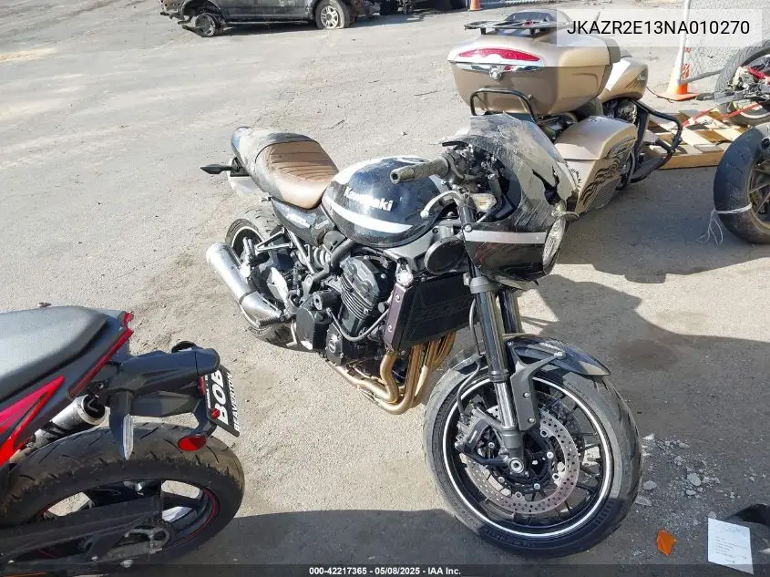 2022 Kawasaki Zr900 VIN: JKAZR2E13NA010270 Lot: 42217365