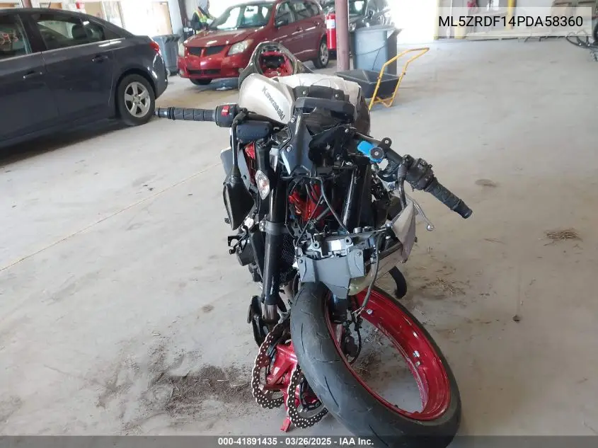 2023 Kawasaki Zr900 F VIN: ML5ZRDF14PDA58360 Lot: 41891435