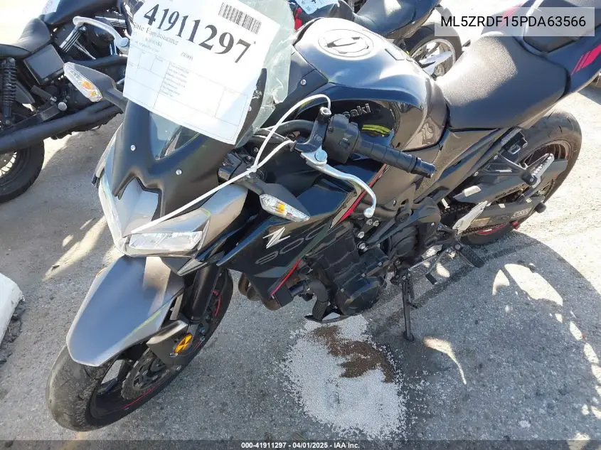 2023 Kawasaki Zr900 F VIN: ML5ZRDF15PDA63566 Lot: 41911297