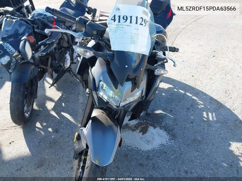 2023 Kawasaki Zr900 F VIN: ML5ZRDF15PDA63566 Lot: 41911297
