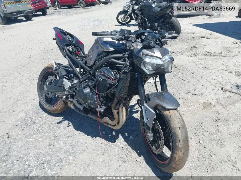 2023 Kawasaki Zr900 F VIN: ML5ZRDF14PDA63669 Lot: 42629980