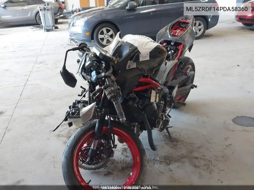 2023 Kawasaki Zr900 F VIN: ML5ZRDF14PDA58360 Lot: 42682254