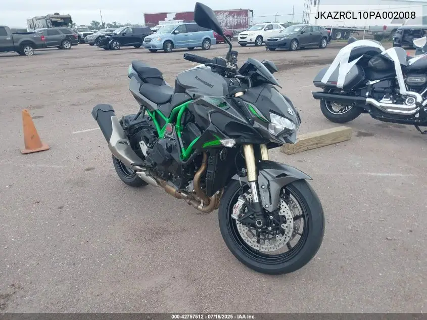 2023 Kawasaki Zr1000 L VIN: JKAZRCL10PA002008 Lot: 42757512