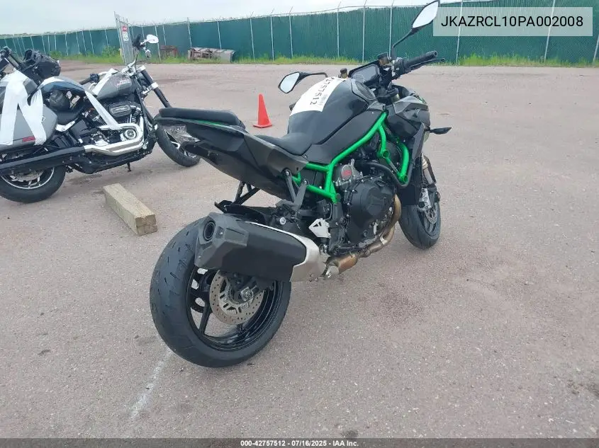 2023 Kawasaki Zr1000 L VIN: JKAZRCL10PA002008 Lot: 42757512