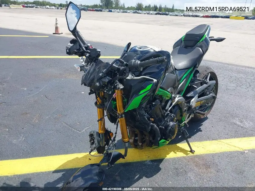 2024 Kawasaki Zr900 M VIN: ML5ZRDM15RDA69521 Lot: 42190386