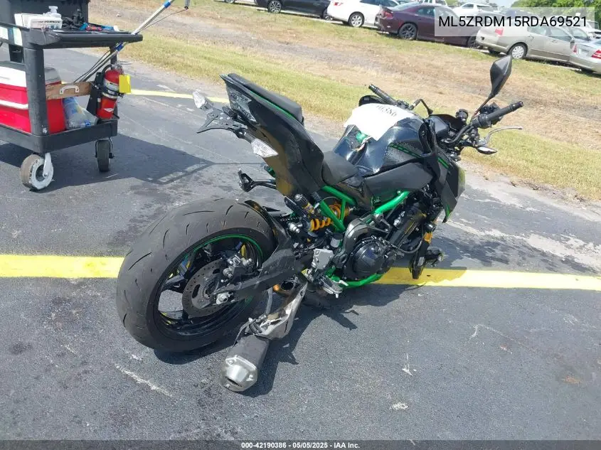 2024 Kawasaki Zr900 M VIN: ML5ZRDM15RDA69521 Lot: 42190386
