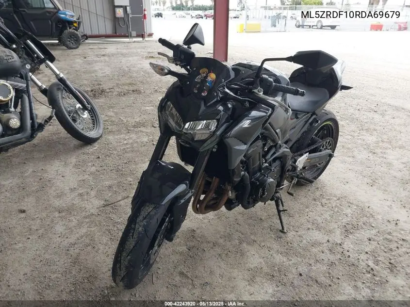 2024 Kawasaki Zr900 F VIN: ML5ZRDF10RDA69679 Lot: 42243920