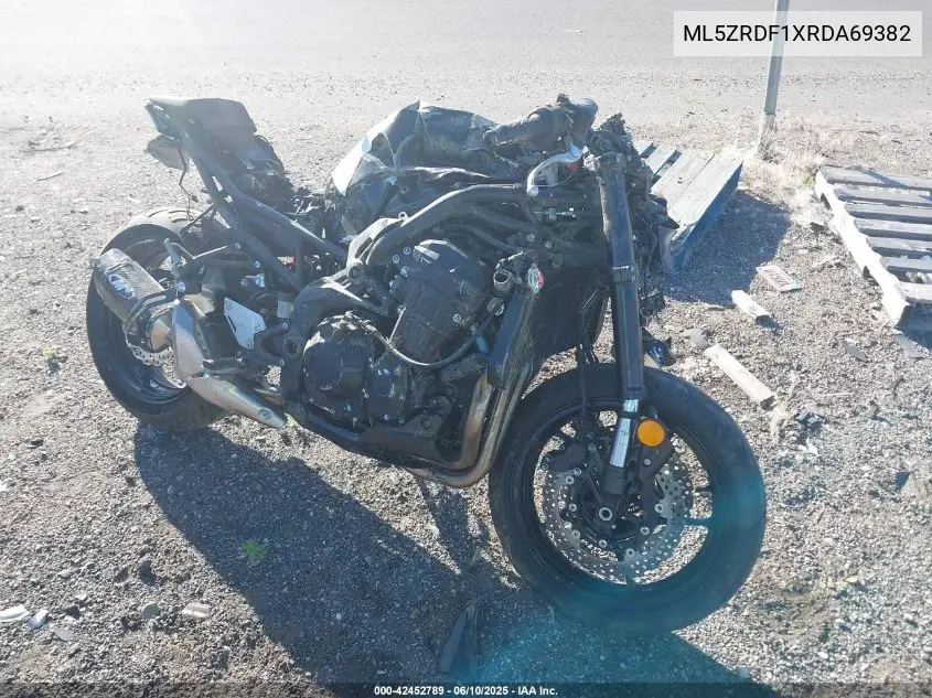 2024 Kawasaki Zr900 F VIN: ML5ZRDF1XRDA69382 Lot: 42452789