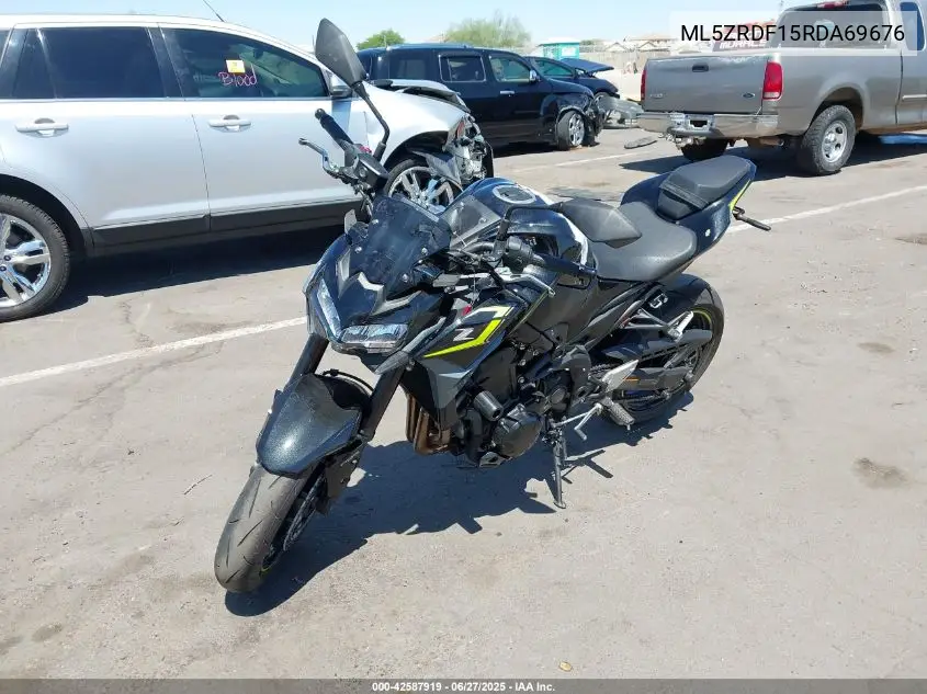 2024 Kawasaki Zr900 F VIN: ML5ZRDF15RDA69676 Lot: 42587919