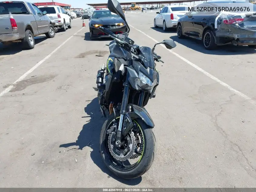 2024 Kawasaki Zr900 F VIN: ML5ZRDF15RDA69676 Lot: 42587919