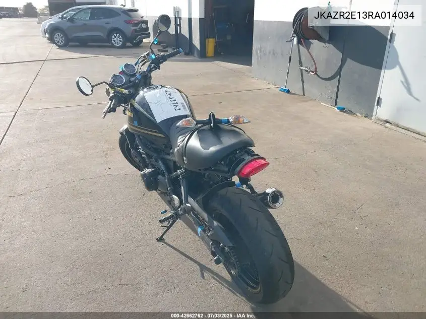 2024 Kawasaki Zr900 VIN: JKAZR2E13RA014034 Lot: 42662762