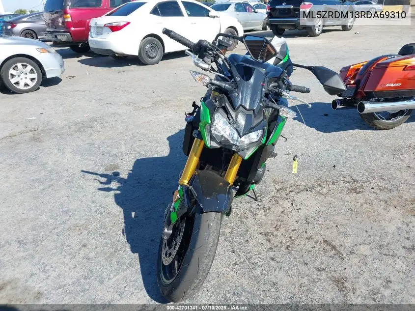 2024 Kawasaki Zr900 M VIN: ML5ZRDM13RDA69310 Lot: 42701341