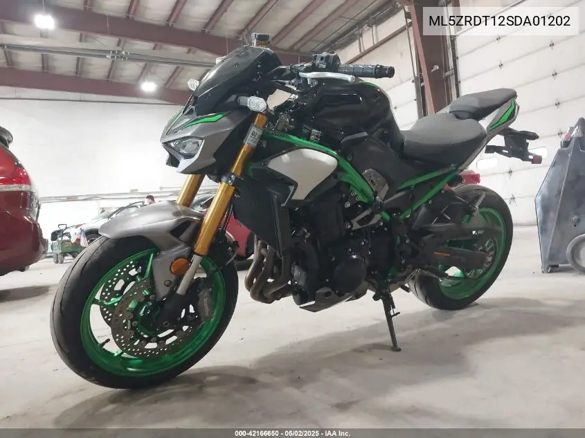 2025 Kawasaki Zr900 T VIN: ML5ZRDT12SDA01202 Lot: 42166650