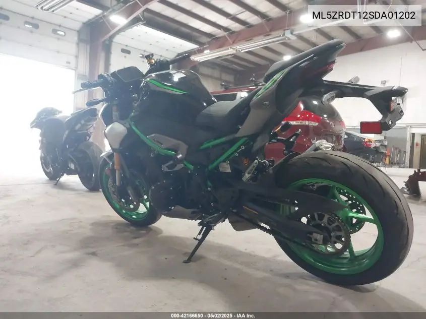 2025 Kawasaki Zr900 T VIN: ML5ZRDT12SDA01202 Lot: 42166650