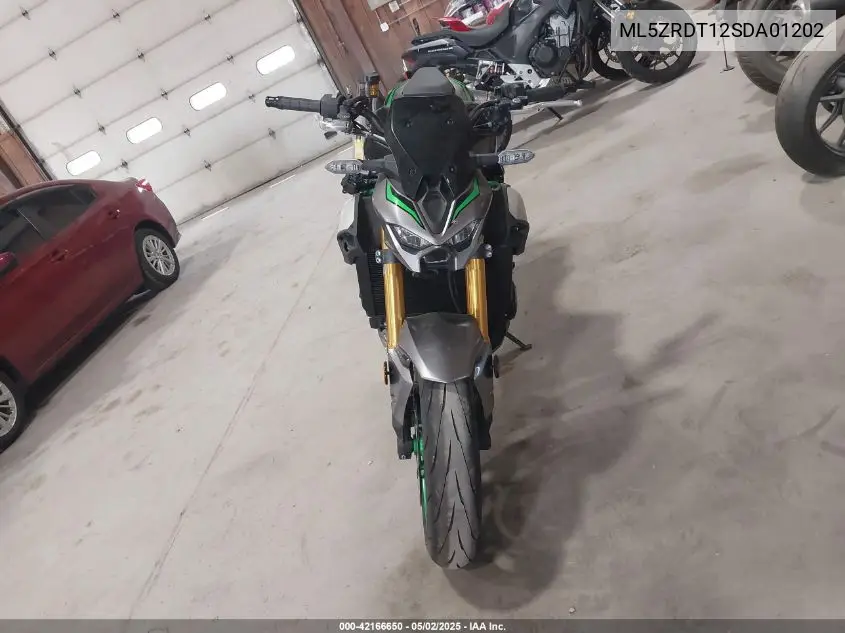 2025 Kawasaki Zr900 T VIN: ML5ZRDT12SDA01202 Lot: 42166650