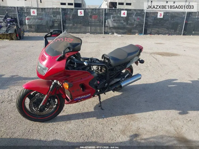 1995 Kawasaki Zx1100 E VIN: JKAZXBE18SA001033 Lot: 42745355