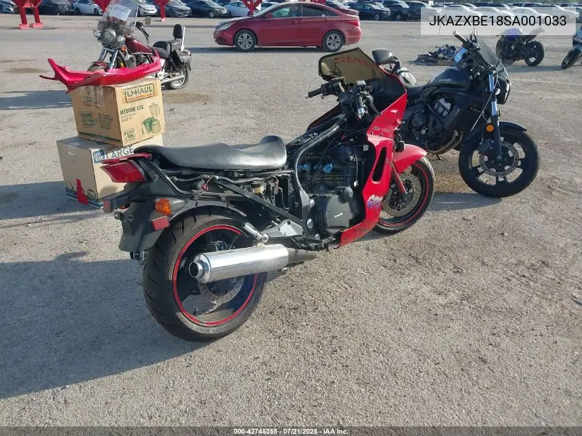 1995 Kawasaki Zx1100 E VIN: JKAZXBE18SA001033 Lot: 42745355
