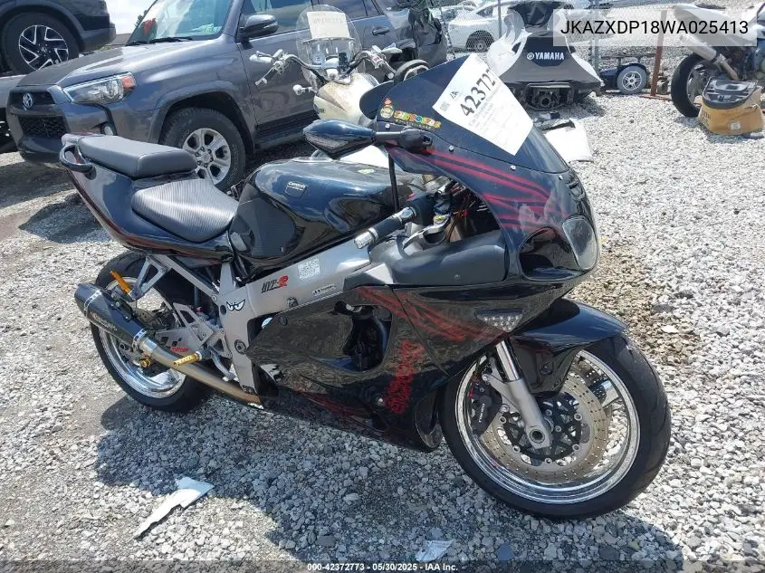 1998 Kawasaki Zx750 P VIN: JKAZXDP18WA025413 Lot: 42372773