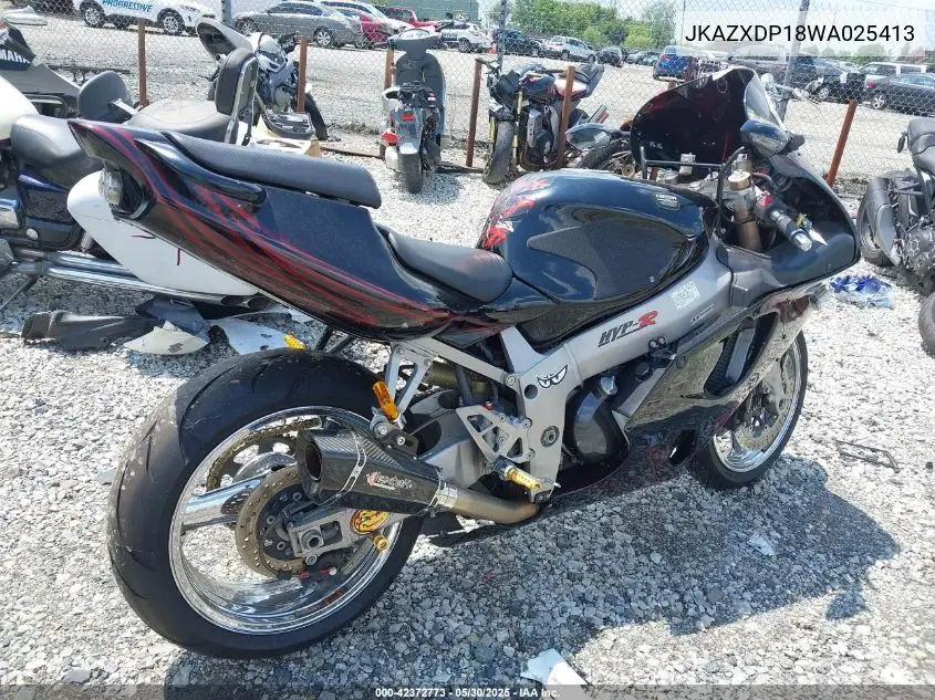 1998 Kawasaki Zx750 P VIN: JKAZXDP18WA025413 Lot: 42372773