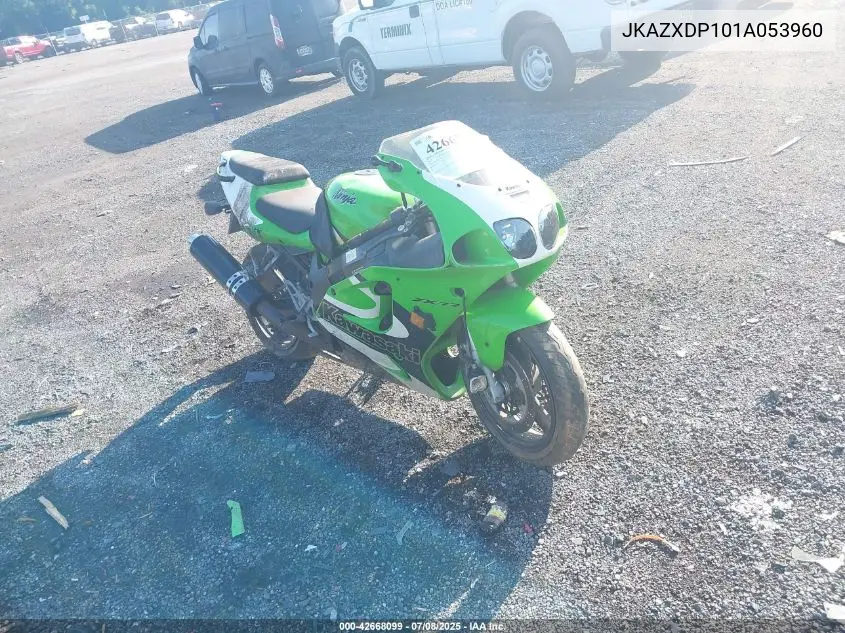 2001 Kawasaki Zx750 P VIN: JKAZXDP101A053960 Lot: 42668099