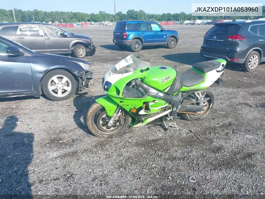 2001 Kawasaki Zx750 P VIN: JKAZXDP101A053960 Lot: 42668099