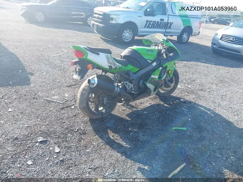 2001 Kawasaki Zx750 P VIN: JKAZXDP101A053960 Lot: 42668099