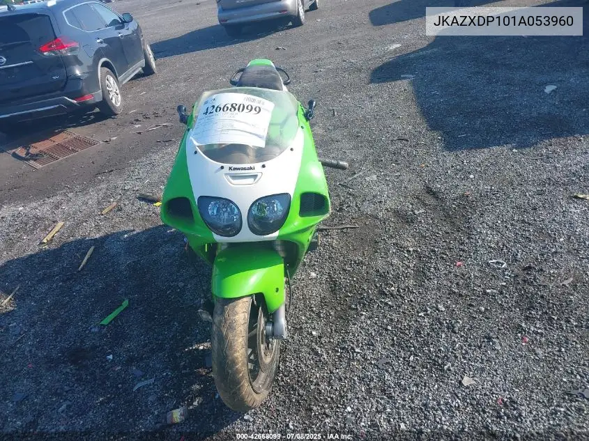 2001 Kawasaki Zx750 P VIN: JKAZXDP101A053960 Lot: 42668099