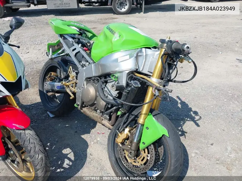 2004 Kawasaki Zx636 B1 VIN: JKBZXJB184A023949 Lot: 12079938