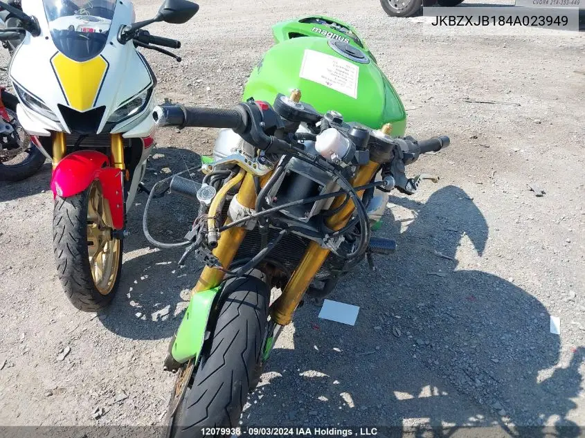 2004 Kawasaki Zx636 B1 VIN: JKBZXJB184A023949 Lot: 12079938