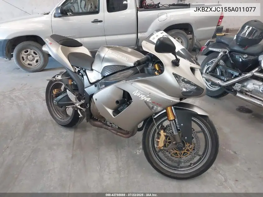 2005 Kawasaki Zx636 C1 VIN: JKBZXJC155A011077 Lot: 42785588