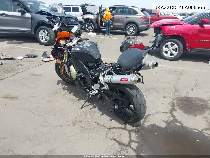 2006 Kawasaki Zx1000 D6F VIN: JKAZXCD146A006565 Lot: 42378550