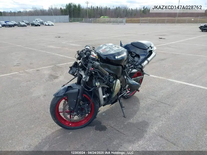 2007 Kawasaki Zx1000 D VIN: JKAZXCD147A028762 Lot: 12303024