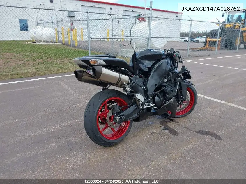 2007 Kawasaki Zx1000 D VIN: JKAZXCD147A028762 Lot: 12303024