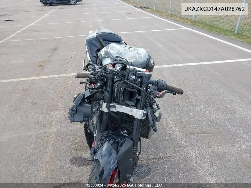 2007 Kawasaki Zx1000 D VIN: JKAZXCD147A028762 Lot: 12303024