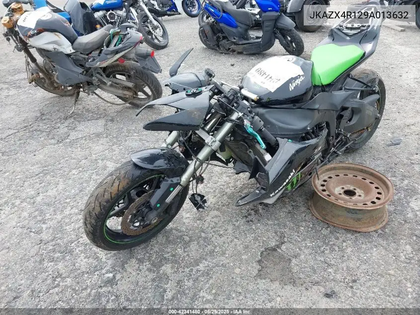 2009 Kawasaki Zx600 R VIN: JKAZX4R129A013632 Lot: 42341480