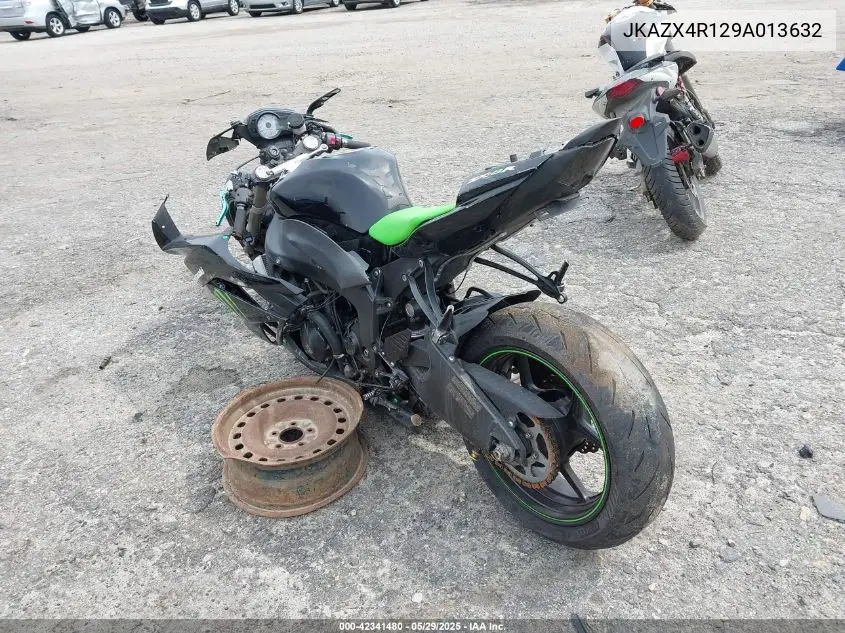 2009 Kawasaki Zx600 R VIN: JKAZX4R129A013632 Lot: 42341480