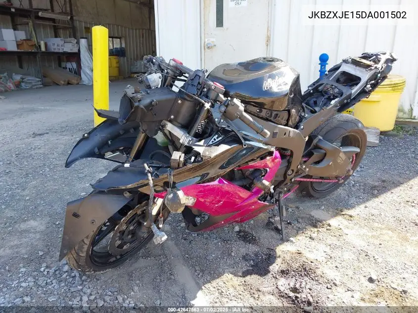 2013 Kawasaki Zx636 E VIN: JKBZXJE15DA001502 Lot: 42647563