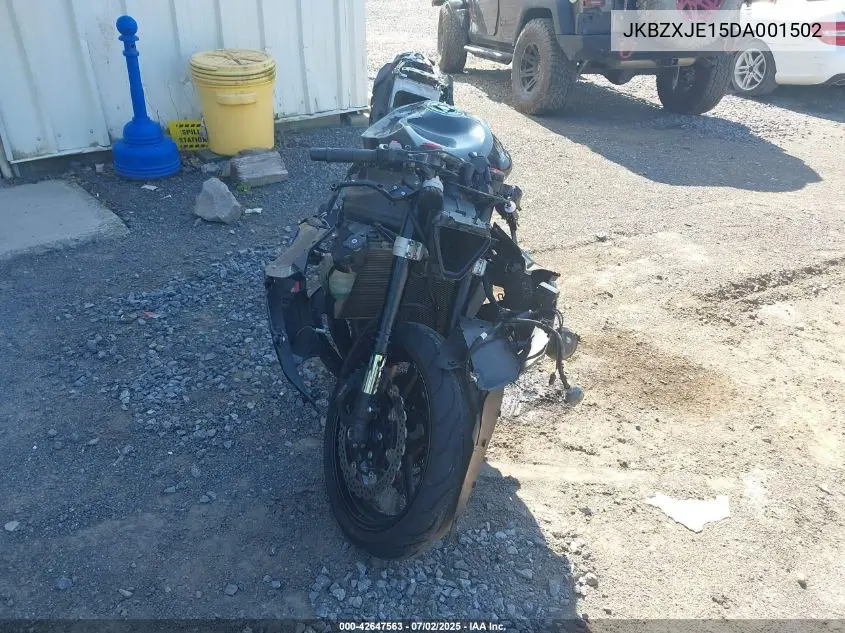 2013 Kawasaki Zx636 E VIN: JKBZXJE15DA001502 Lot: 42647563