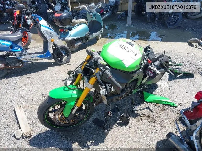 2015 Kawasaki Zx636 E VIN: JKBZXJE10FA016878 Lot: 42322933