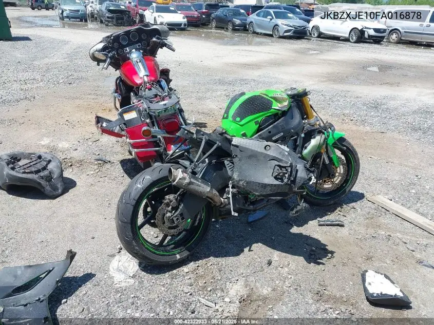 2015 Kawasaki Zx636 E VIN: JKBZXJE10FA016878 Lot: 42322933