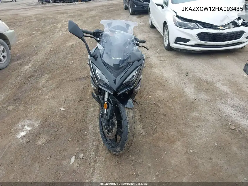 2017 Kawasaki Zx1000 W VIN: JKAZXCW12HA003485 Lot: 42291079