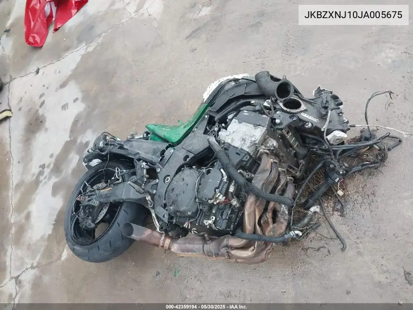 2018 Kawasaki Zx1400 J VIN: JKBZXNJ10JA005675 Lot: 42359194