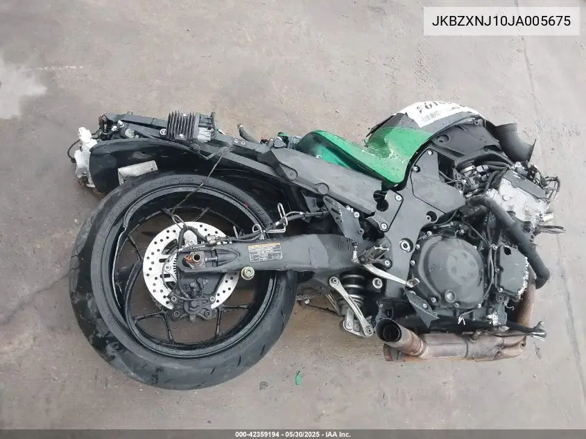 2018 Kawasaki Zx1400 J VIN: JKBZXNJ10JA005675 Lot: 42359194