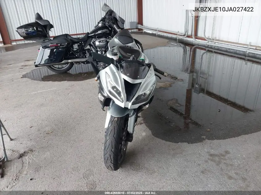 2018 Kawasaki Zx636 E VIN: JKBZXJE10JA027422 Lot: 42655010