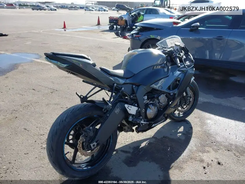 2019 Kawasaki Zx636 K VIN: JKBZXJH10KA002579 Lot: 42393164
