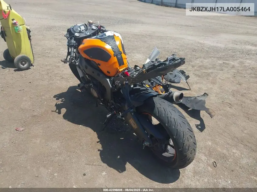 2020 Kawasaki Zx636 K VIN: JKBZXJH17LA005464 Lot: 42396806