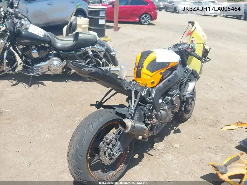 2020 Kawasaki Zx636 K VIN: JKBZXJH17LA005464 Lot: 42396806